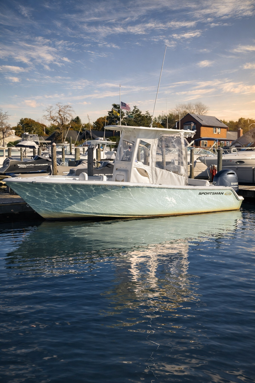 21 foot Sportsman boat for tubing